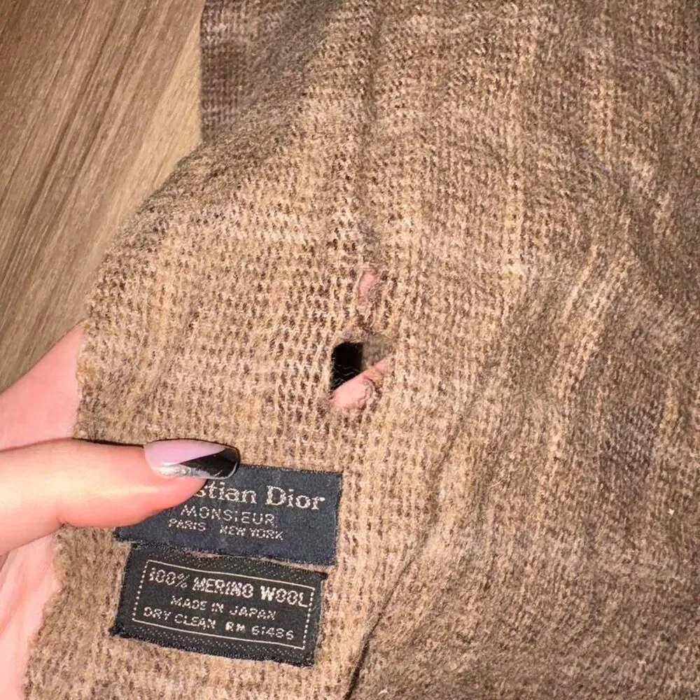 Christian Dior | Knit Wool Scarf